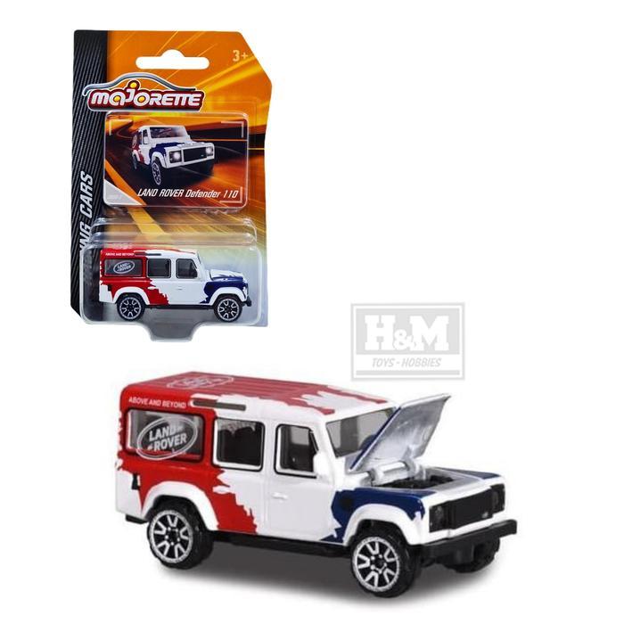 Majorette Racing Land Rover Defender 110 White