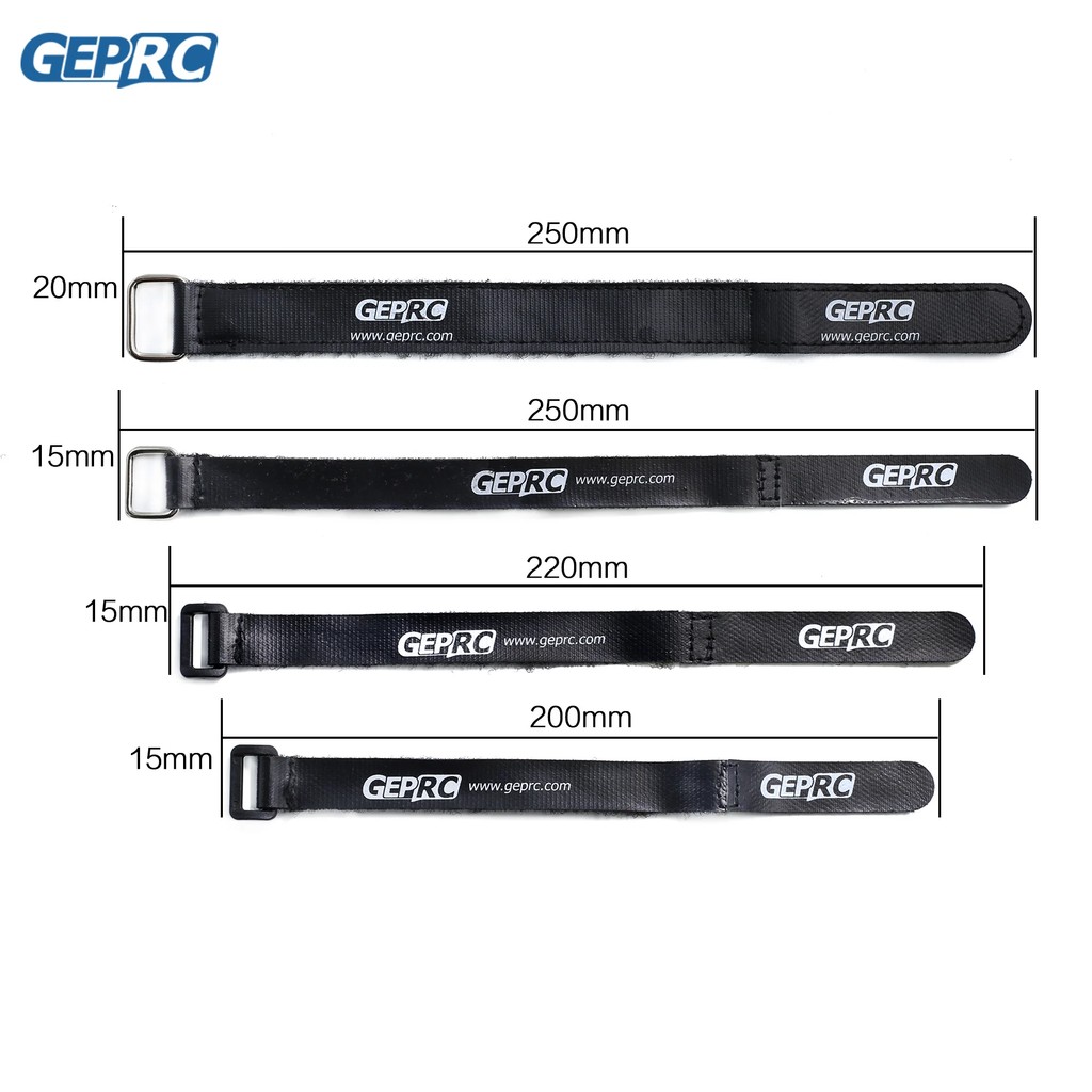5PCS GEPRC LIPO Battery Strap 20X250mm 15X250mm 15X220mm 15X200mm for