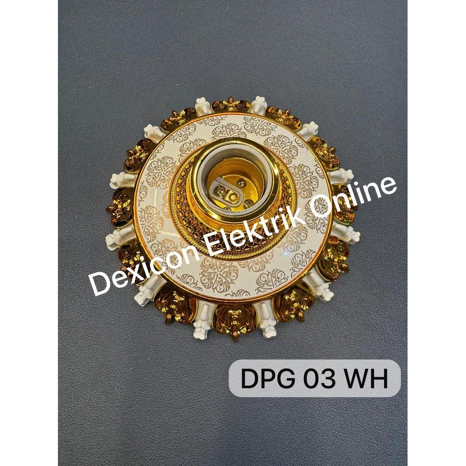 "New" fitting lampu/fitting hias/fitting hias/fitting lampu hias /PVC/Fitting Plafon Plastik