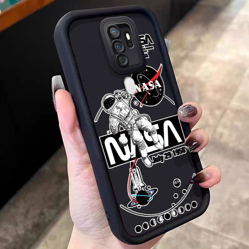 Casing Hp untuk OPPO A5 2020 A9 2020 Case Astronot NASA Kasing silikon Cesing Softcase anak muda Kes