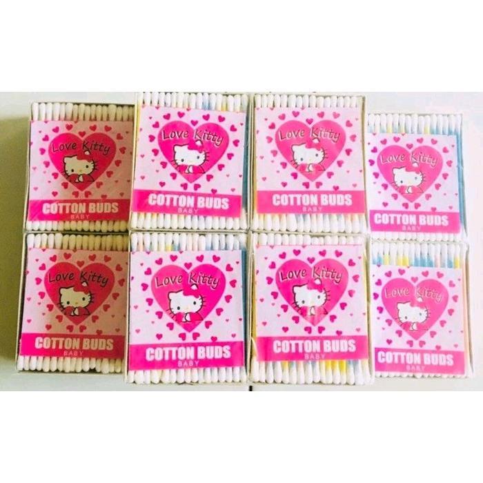 12 Pack CottonBud Baby Duplex - Katenbat Kapas Telinga Baby Best Quality