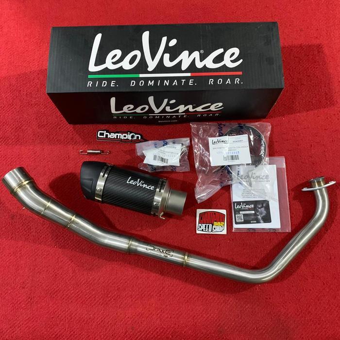 PROMO KNALPOT LEOVINCE GP CORSA CARBON EVO SHORT ITALY YAMAHA XSR 155 XSR155