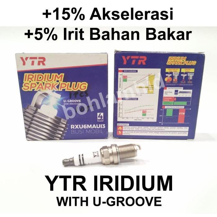 PROMO BUSI IRIDIUM KIJANG KRISTA KAPSUL EFI YTR U-GROOVE SPARK PLUG MOBIL