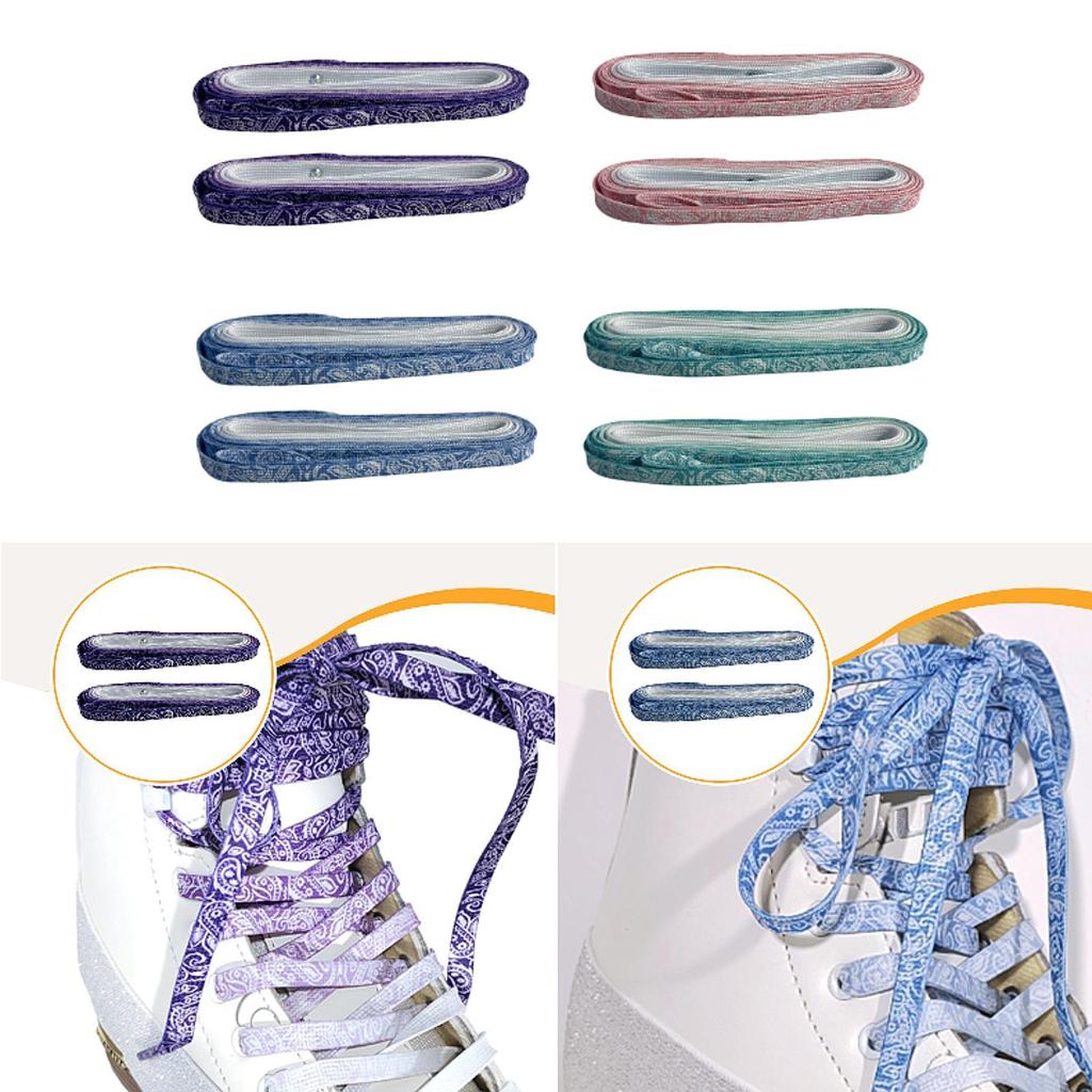 Ice Hockey Skate Laces 102.36inch Portable Figure Skating Laces Shoe Strings for
