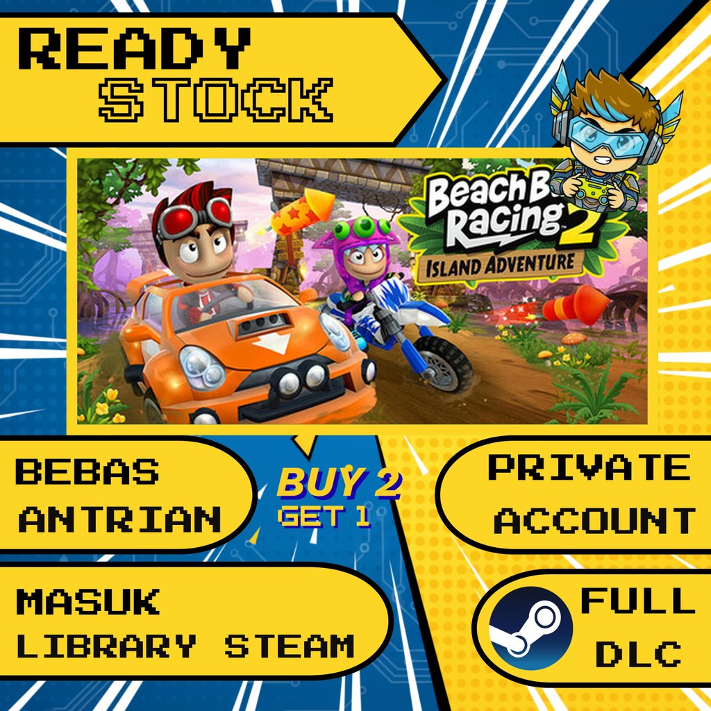 Beach Buggy Racing 2: Island Adventure Steam Private Non-Sharing - Beli 2 Gratis 1