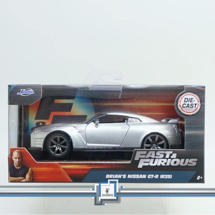 NEW PRODUK JADA FAST AND FURIOUS 1:32 BRIAN'S NISSAN GTR R35 DIECAST 1/32 DIE-CAST GT-R THANKYOU &