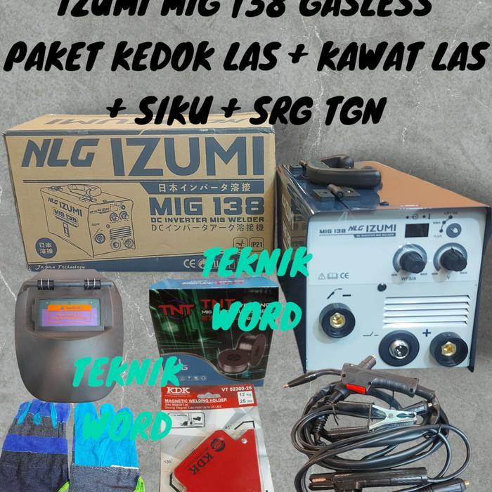 IZUMI MIG 138 MESIN LAS IZUMI MIG 120 A / INVERTER LAS IZUMI MIG 138 120A GASLESS