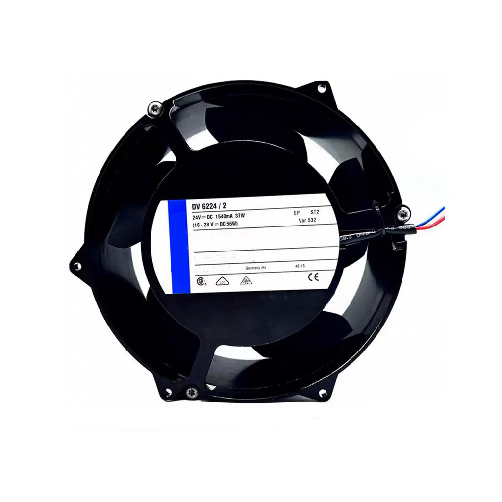 ACS800 Cooling Fan DV6224/2 DV 6224/2 DC 24V 1540mA 37W 17cm 17251 172X172X51mm 2-Wire
