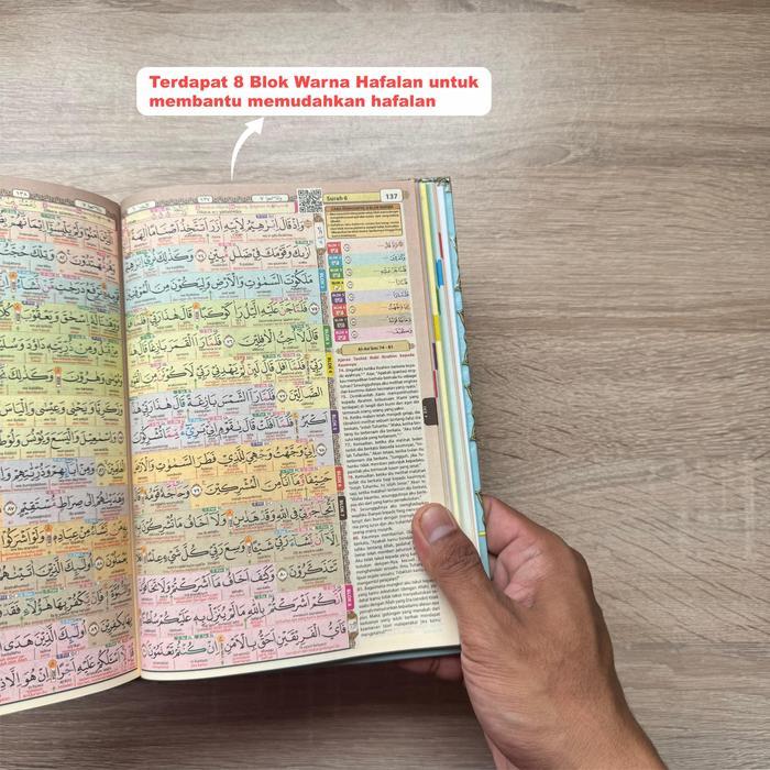 Al Quran Latin Dan Terjemah Hafazan Perkata Latin 8 Blok A5 Bisa Custom Nama Dan Bonus 3 Buku