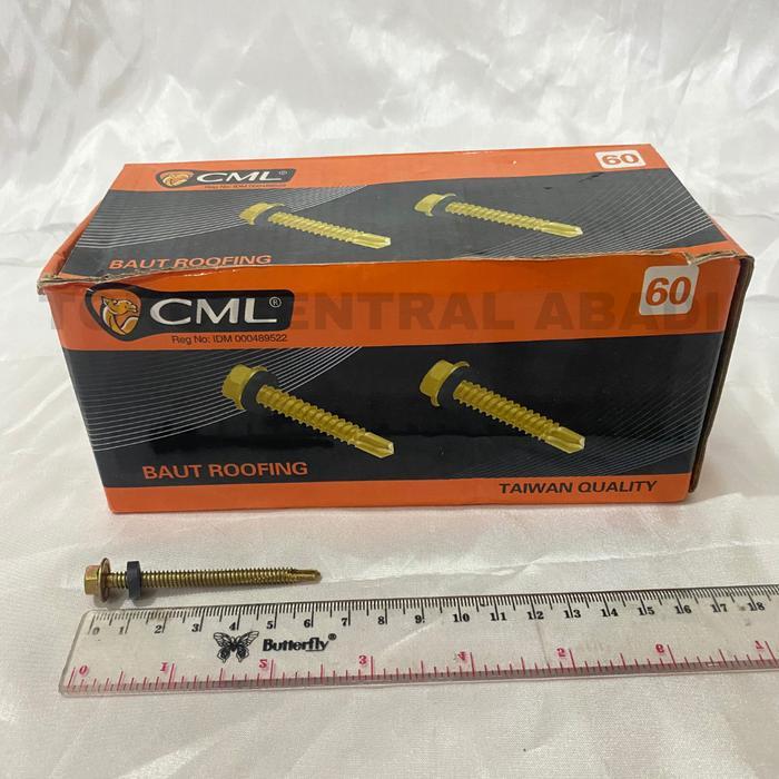 Baut Roofing / Skrup Roofing "Camel" 60Mm, 6Cm (250 Pcs)