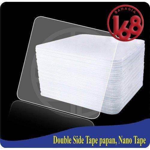 Tape PAPAN Double Side Tape Bening NANO TAPE Lem Super Kuat