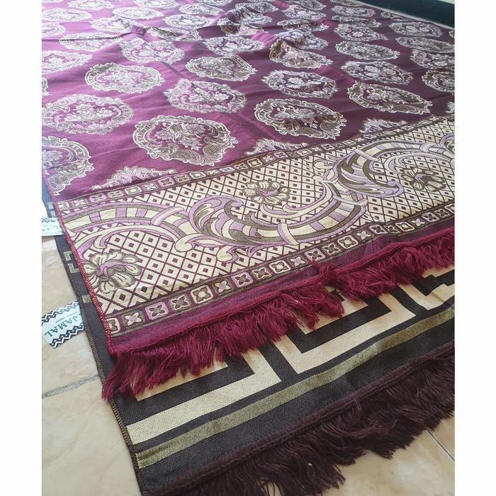 Hambal /Karpet Selimut Rajut Besar Motif geometris 280X180cm /bisa