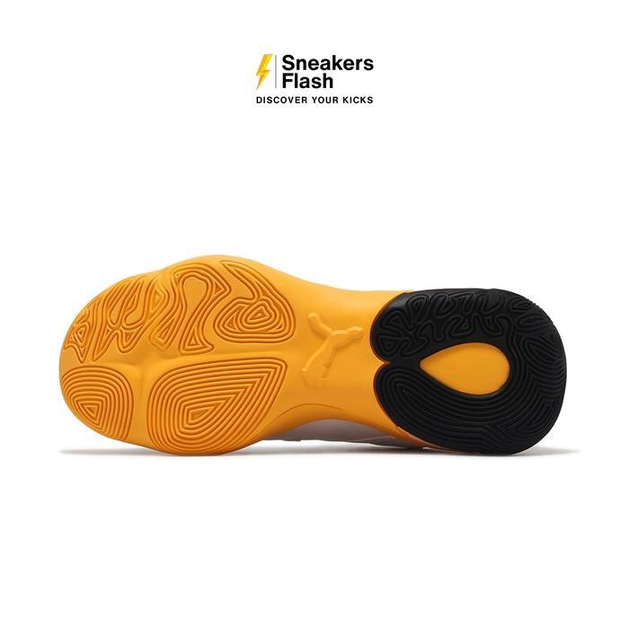 Sepatu Basket Pria Puma Genetics White Yellow Sizzle - 37990503