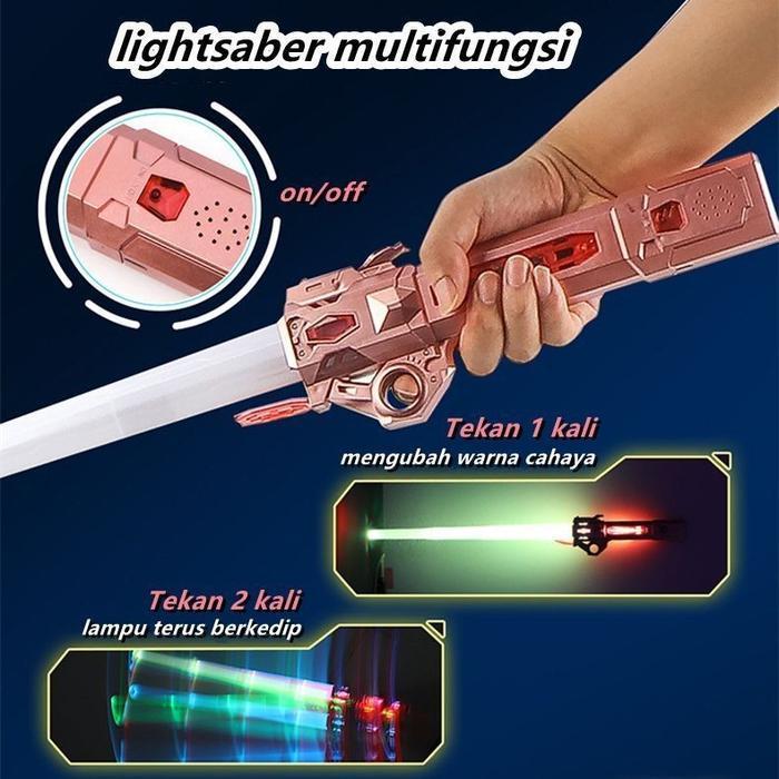 Nodia Toys Pedang Mainan / Mainan Pedang Star Wars / Pedang Laser / Lighsaber / Mainan Lightsaber