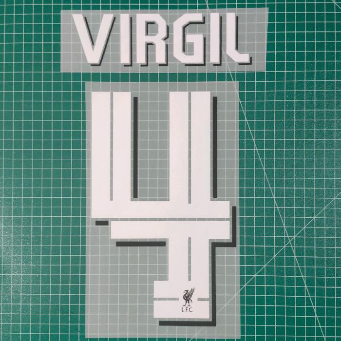 Terbaru Nameset Liverpool Away Cup 24-25 Virgil Poly Hk
