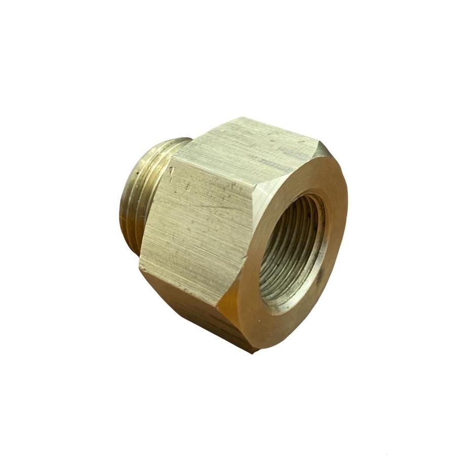 Nepel Adaptor untuk Kran CO2/N2O drat kecil ke Drat Luar 5/8