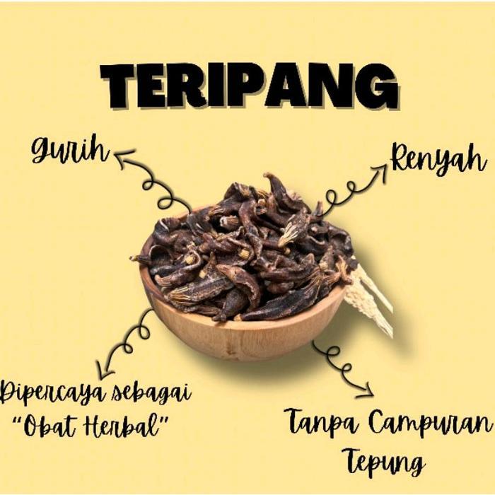 "New" Kerupuk Tripang Asli Renyah 200gr-250gr Laut Snacks Krupuk Kering
