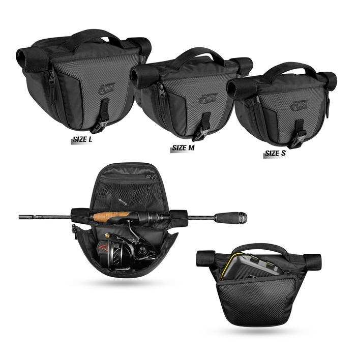 Carbon Case Tas Pancing Medium Hard Case Tas Reel Pancing