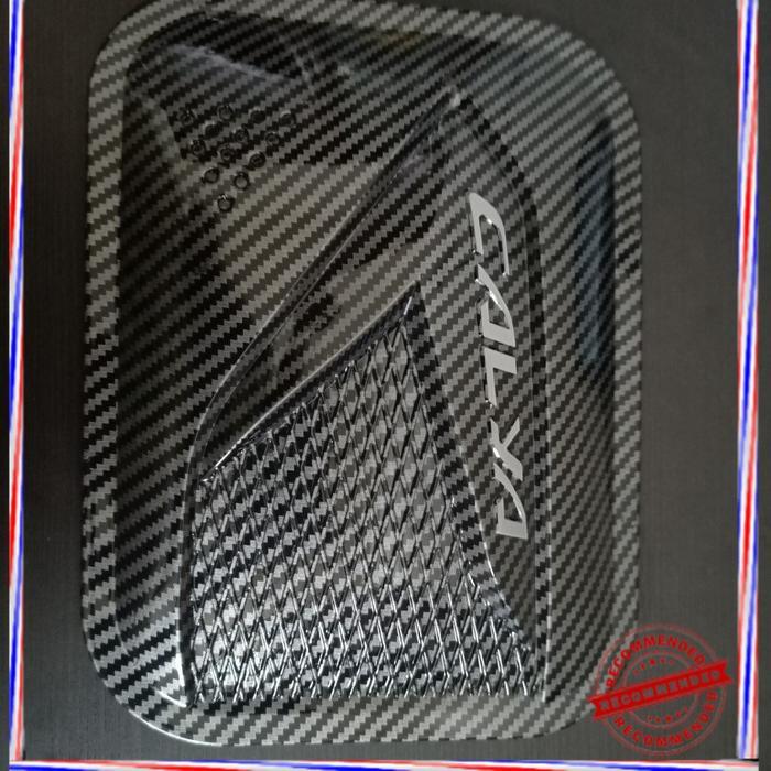 Tank Cover Tutup Bensin Carbon Toyota Calya Aksesoris Variasi Mobil Terbaru