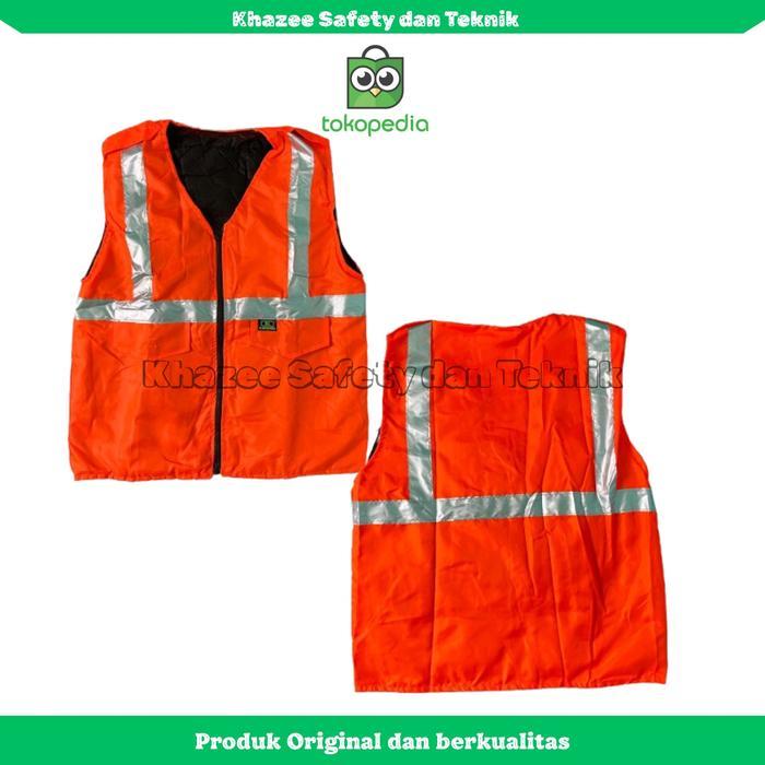 "New" rompi busa proyek / rompi busa safety / rompi safety busa