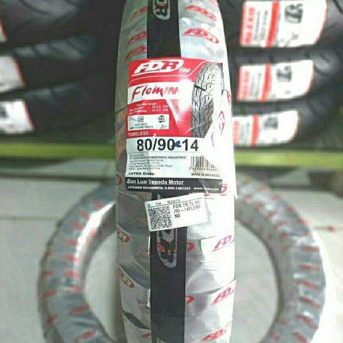 Ban motor matic FDR 80/90-14 fleno tubles