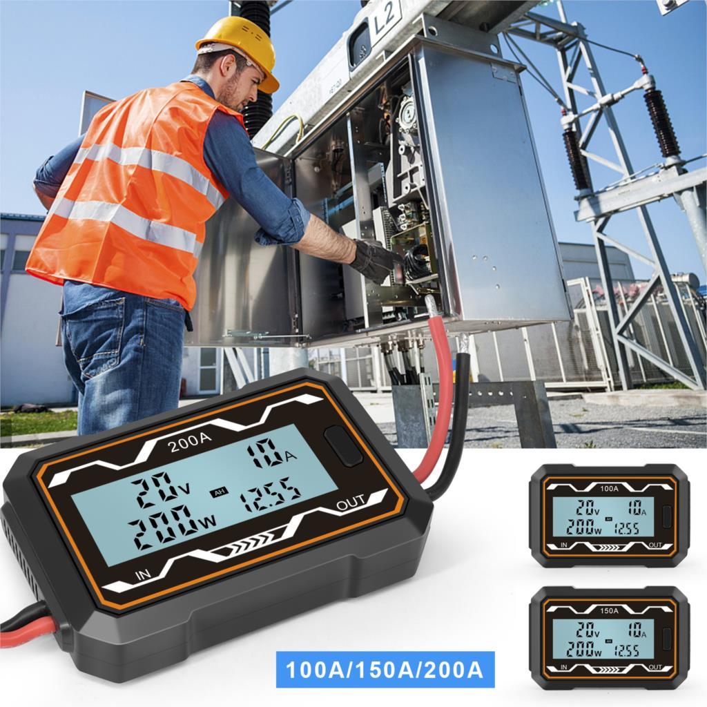 High Precision 100A 150A 200A Current Power Analyzer RC Watt Meter