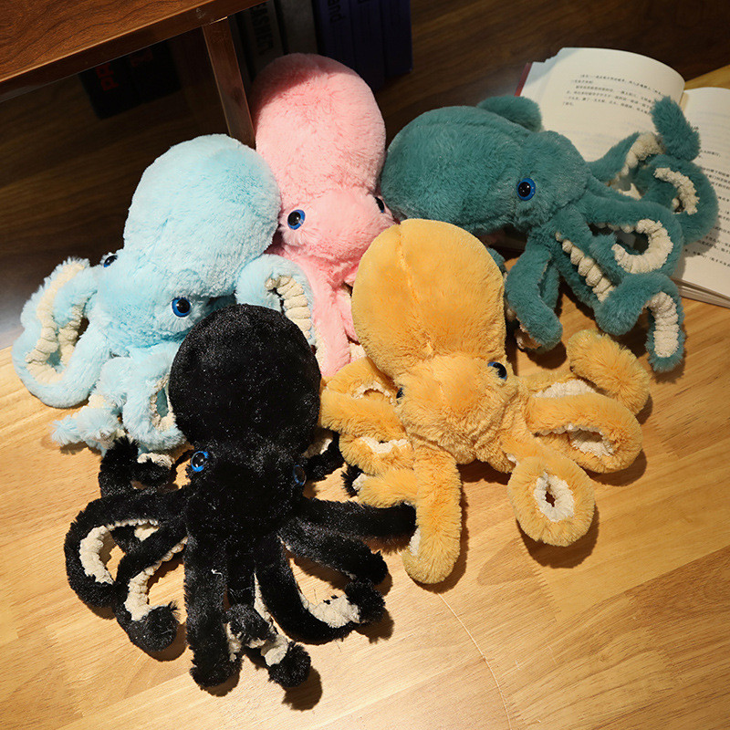 18-85cm Lovely Simulation Octopus Pendant Plush Stuffed Toy Soft