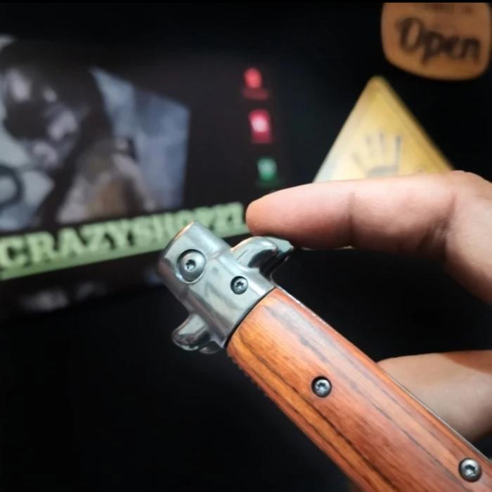 Pisau Lipat Survival Classic Italian Automatic / Pisau Lipat Survival / Pisau Survival / Survival