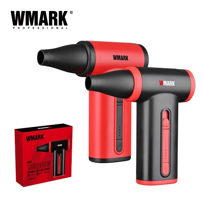 WMARK Vacuum Cleaner Powerful Vacuum Handheld Dust Blower Cordless Hair Dryer 130000 RPM Mini