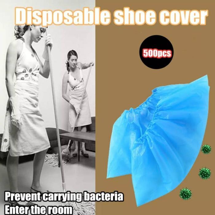 Cover Sepatu Disposible Shoe Cover Isi 100 Apd Set
