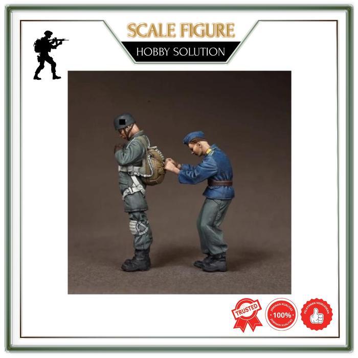 1/35 Resin Figure WW2 Series Set 2pc OJK12-7