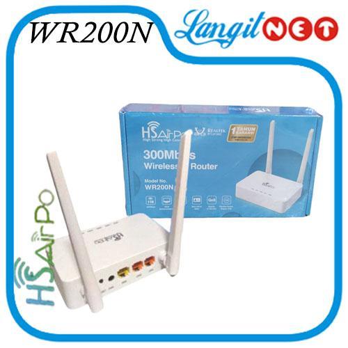 Hs Airpo Wr200N 300Mbps Wireless N Router