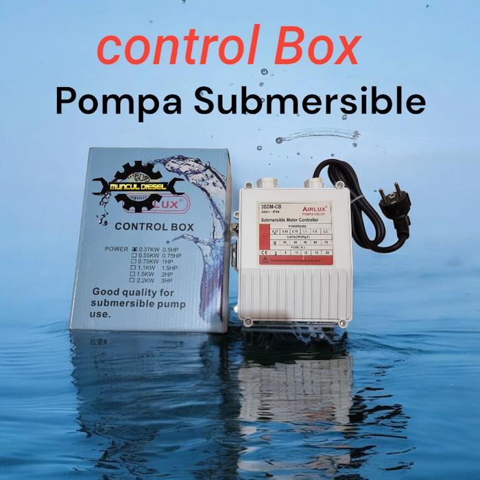 CONTROL BOX POMPA SUBMERSIBLE BOX PANEL POMPA SUBMERSIBLE ASLI