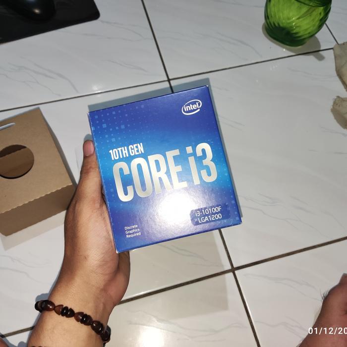 DUS BOX PROCESSOR CPU INTEL I3 10100F LGA 1200 ORIGINAL IMEI TERBAIK