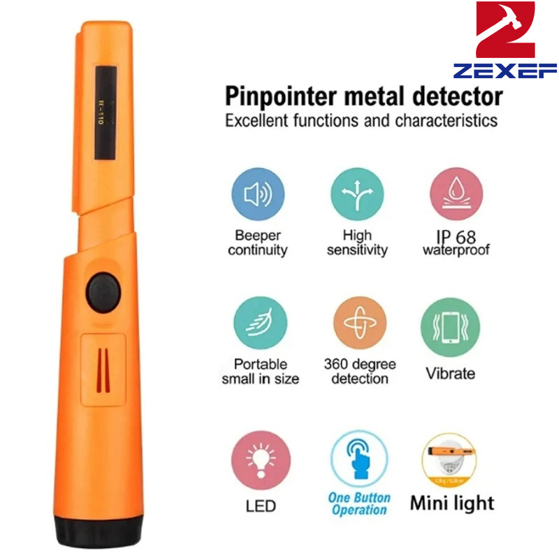 Portable TC-110 Metal Detector Pointer Pinpoint GP-pointer Hand Held Metal Detector Positioning Rod 