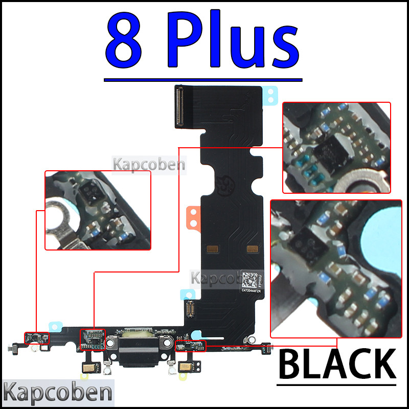 USB Port Charger Dock Connector Mic Cable for IPhone 7 8 X Xs Max X Xr Plus Dock Charging Board Flex