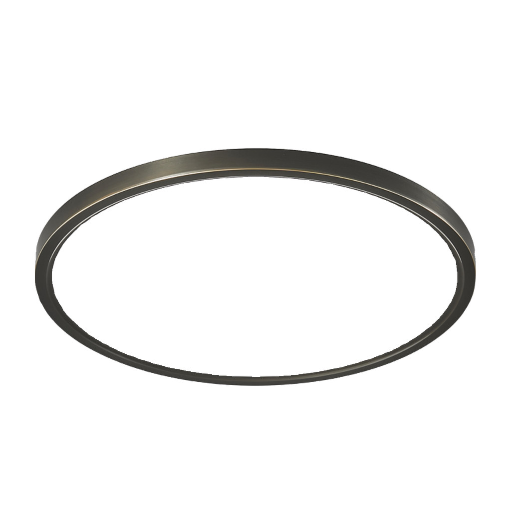 Brass Black Flush Mount Ceiling Light Modern Minimalist Design White Acrylic Shade Ceiling Lamp For