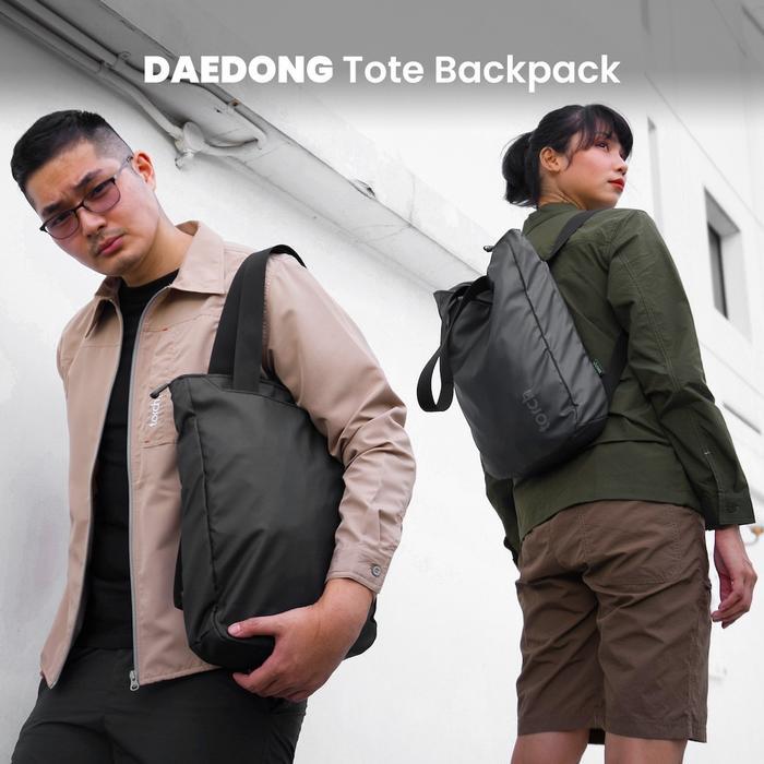 Torch Tote Bag - Backpack Daedong - Abu #Gratisongkir