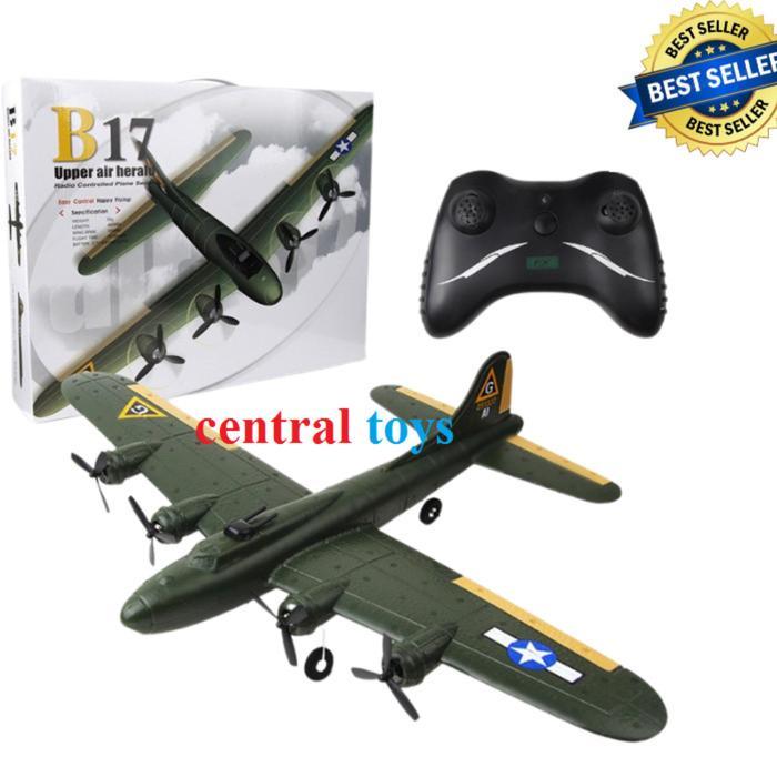 Hot Wheels - B17 Bomber Pesawat Rc Fx817 Rc Pesawat Terbang Menyerang B17 Rtf 2.4Ghz