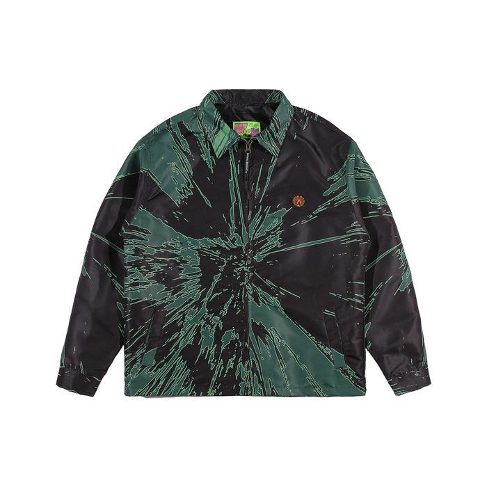 Shining Bright Cracked Work Jacket - Black
