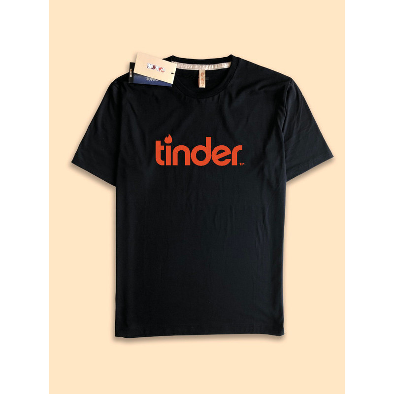 Kaos Tshirt Tinder logo