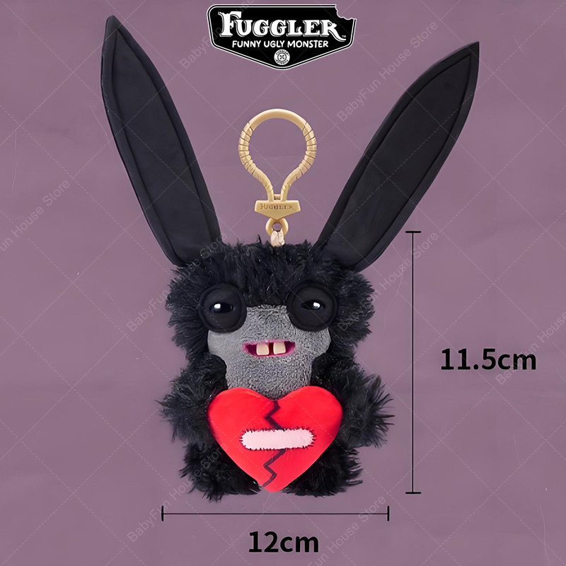 Original Fuggler Funny Ugly Teeth Monsters Plush Toys Kawaii Fugglers Love Fugg Rabbit Wide Eyed