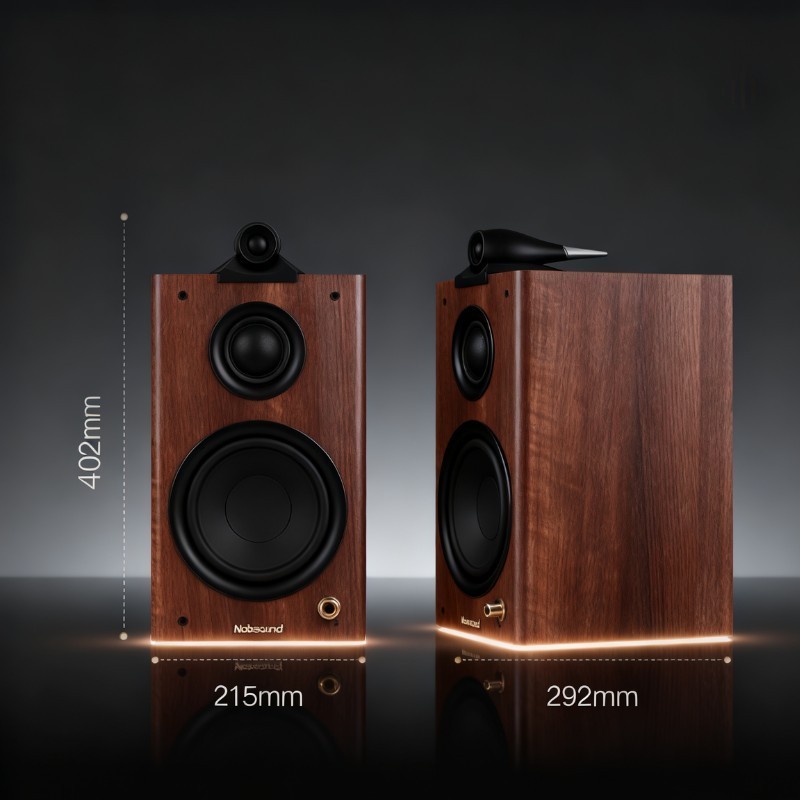 3-Way Passive Speaker 6.5 Inch Bookshelf Speaker 120W HiFi Fever Monitor Audio 6ohm Loudspeaker For