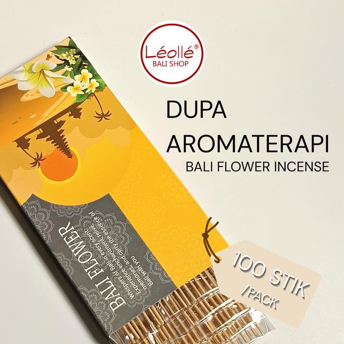 Premium Leolle Bali Dupa Aromaterapi Bali Flower 100 Sticks Pengharum Ruangan Natural Dupa Wangi