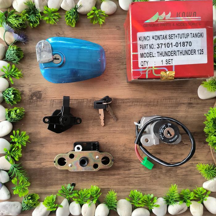 NEW PRODUK KEY SET KUNCI KONTAK KOMPLIT TANGKI JOK THUNDER 125 OLD KAWA THANKYOU & HAPPY SHOPPING :)