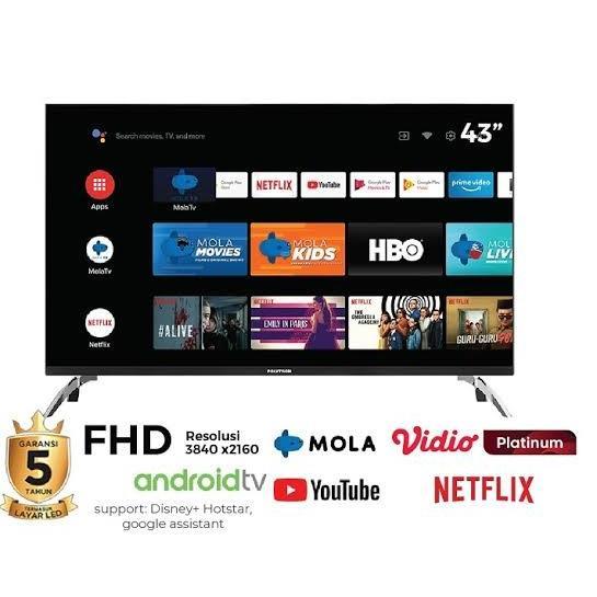 43AG9953 Led Smart TV Android 43 inch POLYTRON PLD 43AG9953