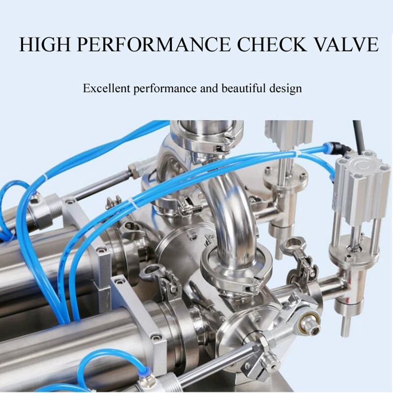 Double-head Paste Filling Machine Yogurt Jam Gel Filling Machine Paste Filling Machine Pneumatic