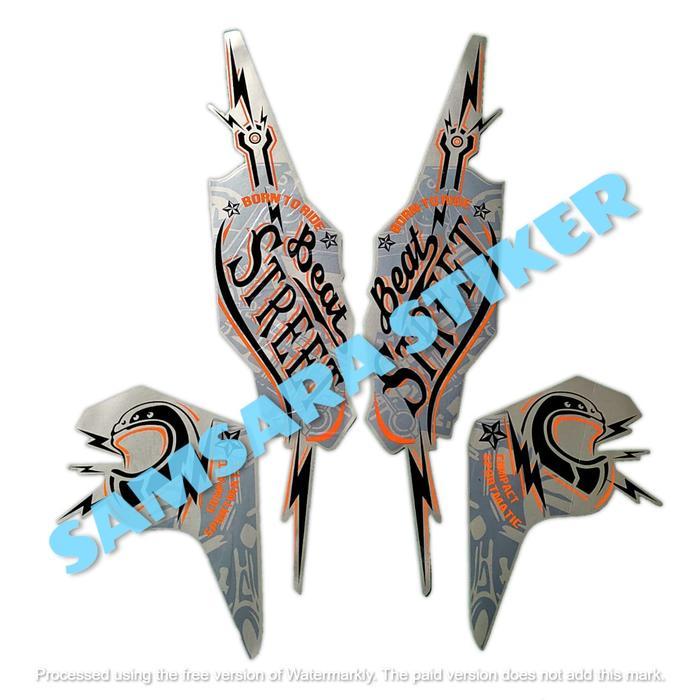 Stiker Stripin Lis Les Body Motor Beat Street 2019 & Striping Motor Beat Street 2019 Full Set