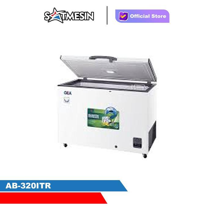 CHEST FREEZER GEA AB-320ITR LEMARI PEMBEKU BOX INVERTER AB320ITR