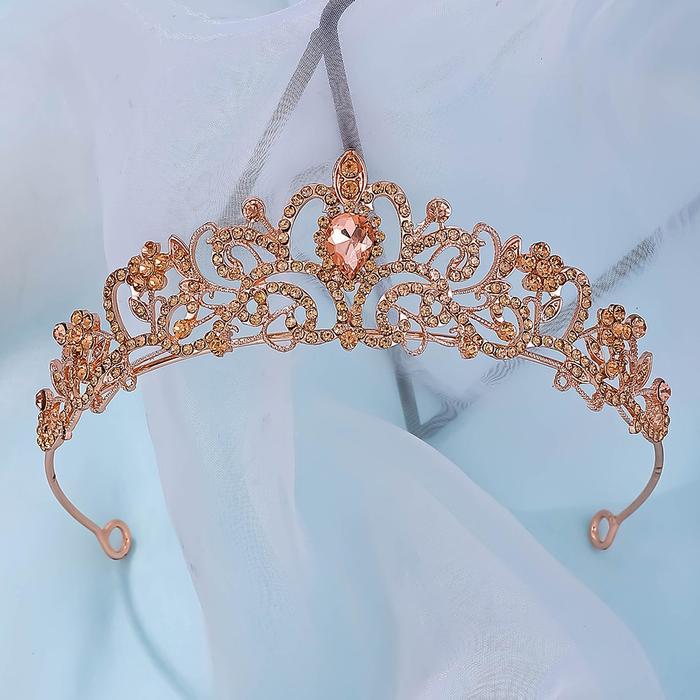 Mahkota Luna Aksesoris Rambut Pesta Pengantin Hijab Bride Wedding Pesta Ulangtahun Sister